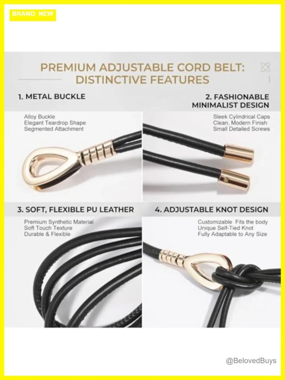 Faux Leather Double Skinny Wrap Belt Metal Buckle